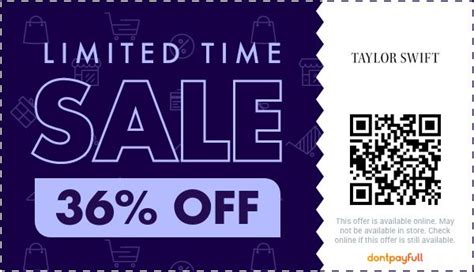 taylor swift merch discount code 2023|taylor swift website promo code.